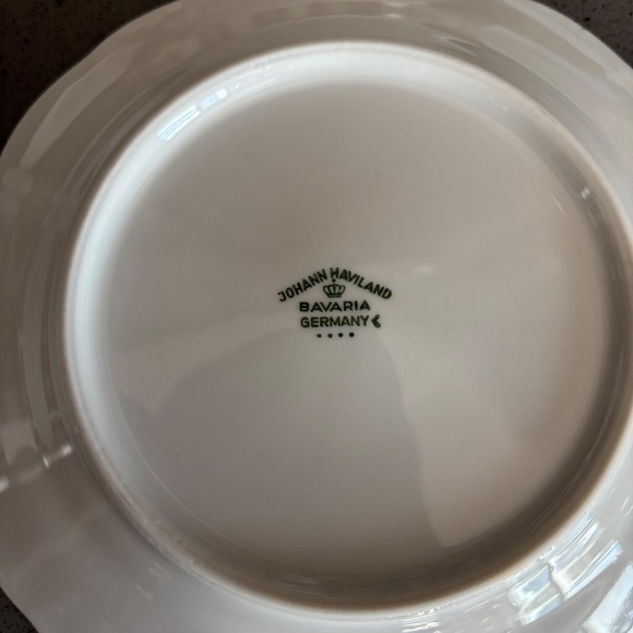 Vintage set of 4 Johann Haviland Blue Garland 6.25" bread plates - Picture 7 of 8